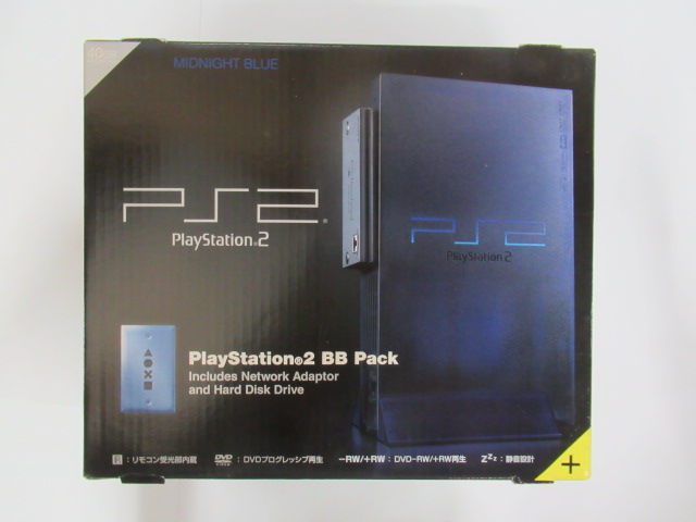 PlayStation2　BBパック（SCPH-50000）ミッドナイトブルー